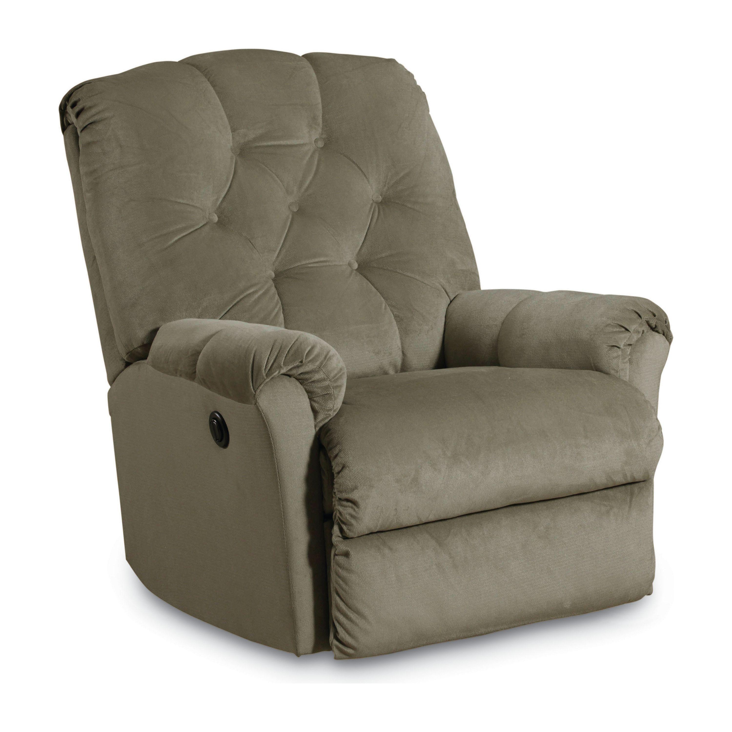 Lane Wallsaver Recliners Miles Pad Over Chaise Tufted Back Power Wall